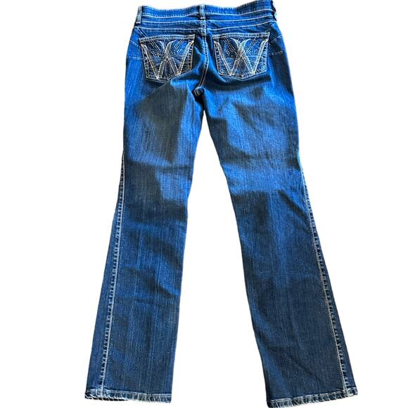 Wrangler Women's Size -7/8  31 x 31.5 Western Bootcut Jeans with W Pockets - Picture 1 of 6